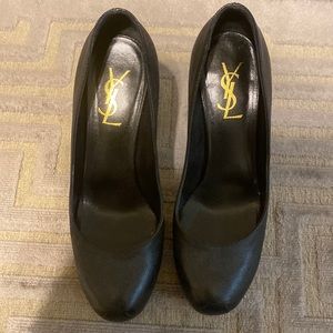 YSL black pumps